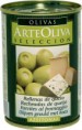 Zelené olivy s modrým sýrem 300g